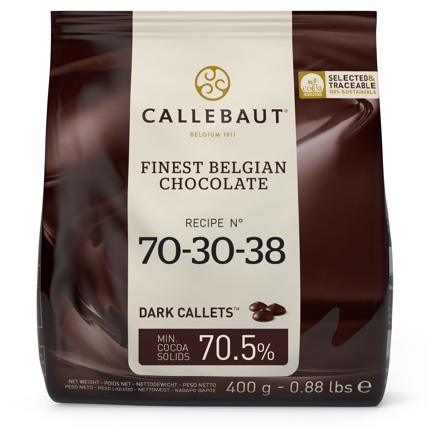 Callebaut Dark Chocolate; Very Bitter